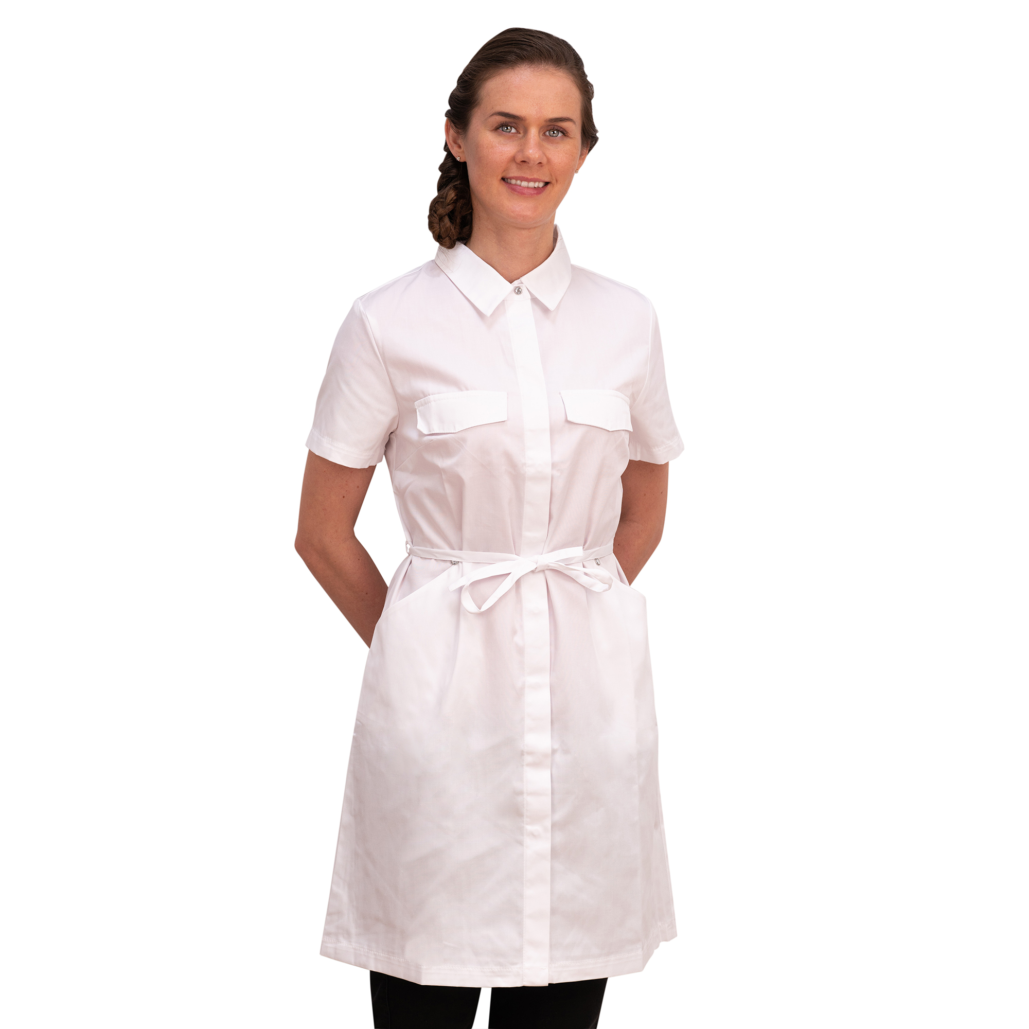 Sukienka kosmetyczna Sportivo BIAŁA rozm. 34 Sukienka kosmetyczna Sportivo BIAŁA rozm. 34