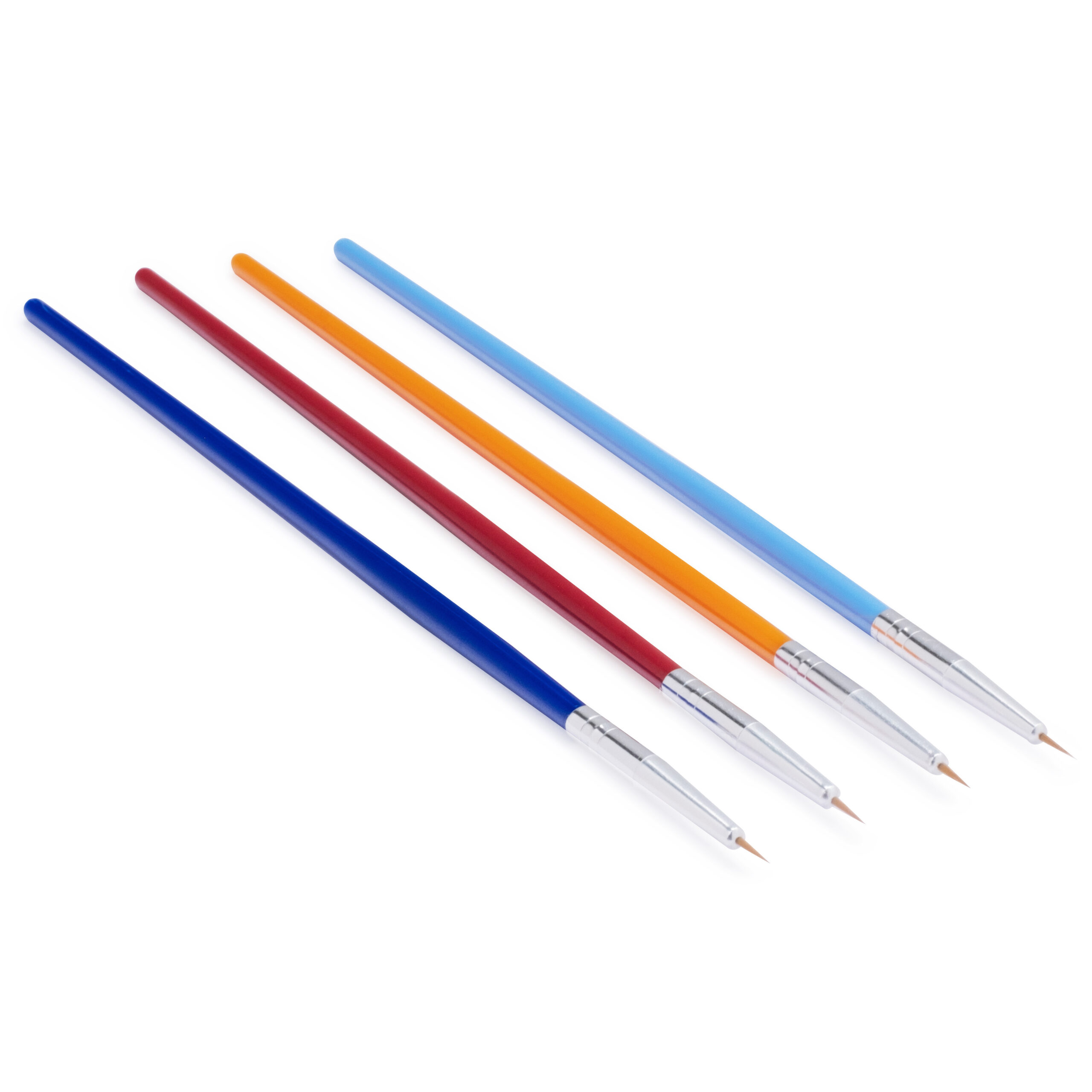 Zestaw pędzelków do zdobień 4 szt. 0, 00, 000, 000 Zestaw pędzelków do zdobień 4 szt. 0, 00, 000, 000