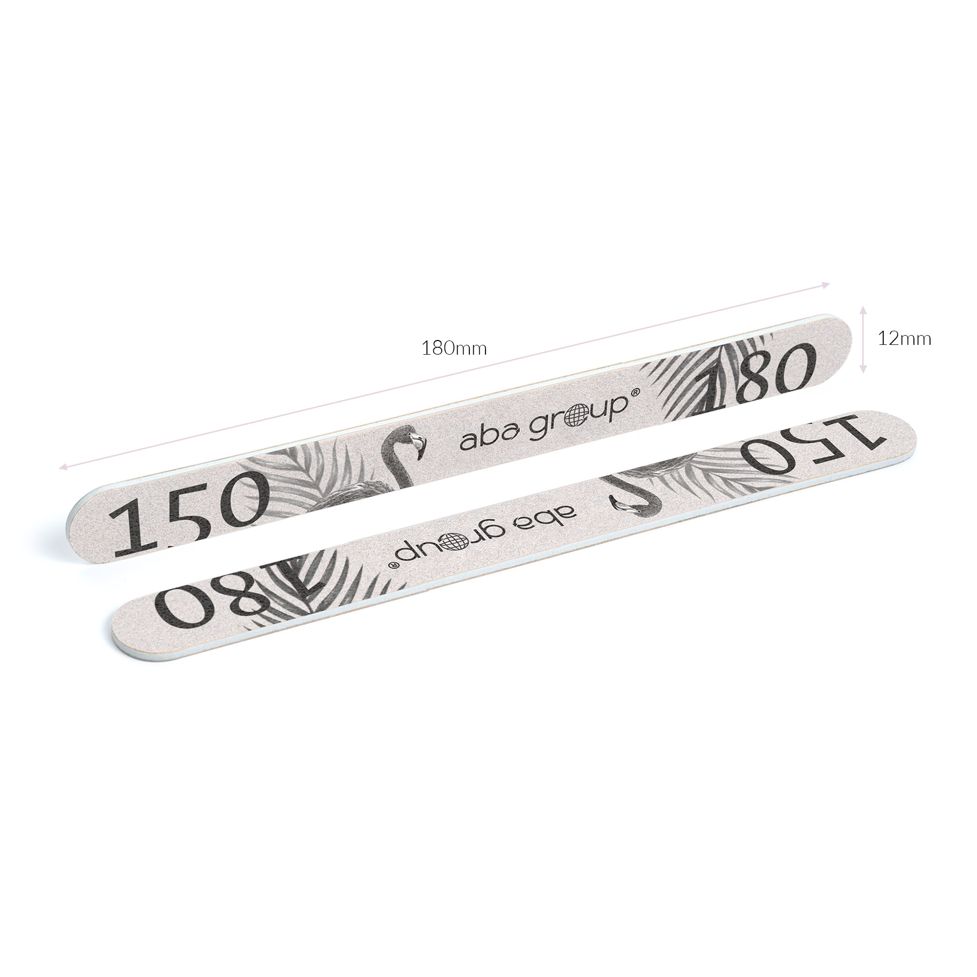 Aba Group Pilnik do paznokci PROSTY 150/180 SLIM – FLAMING Aba Group Pilnik do paznokci PROSTY 150/180 SLIM – FLAMING