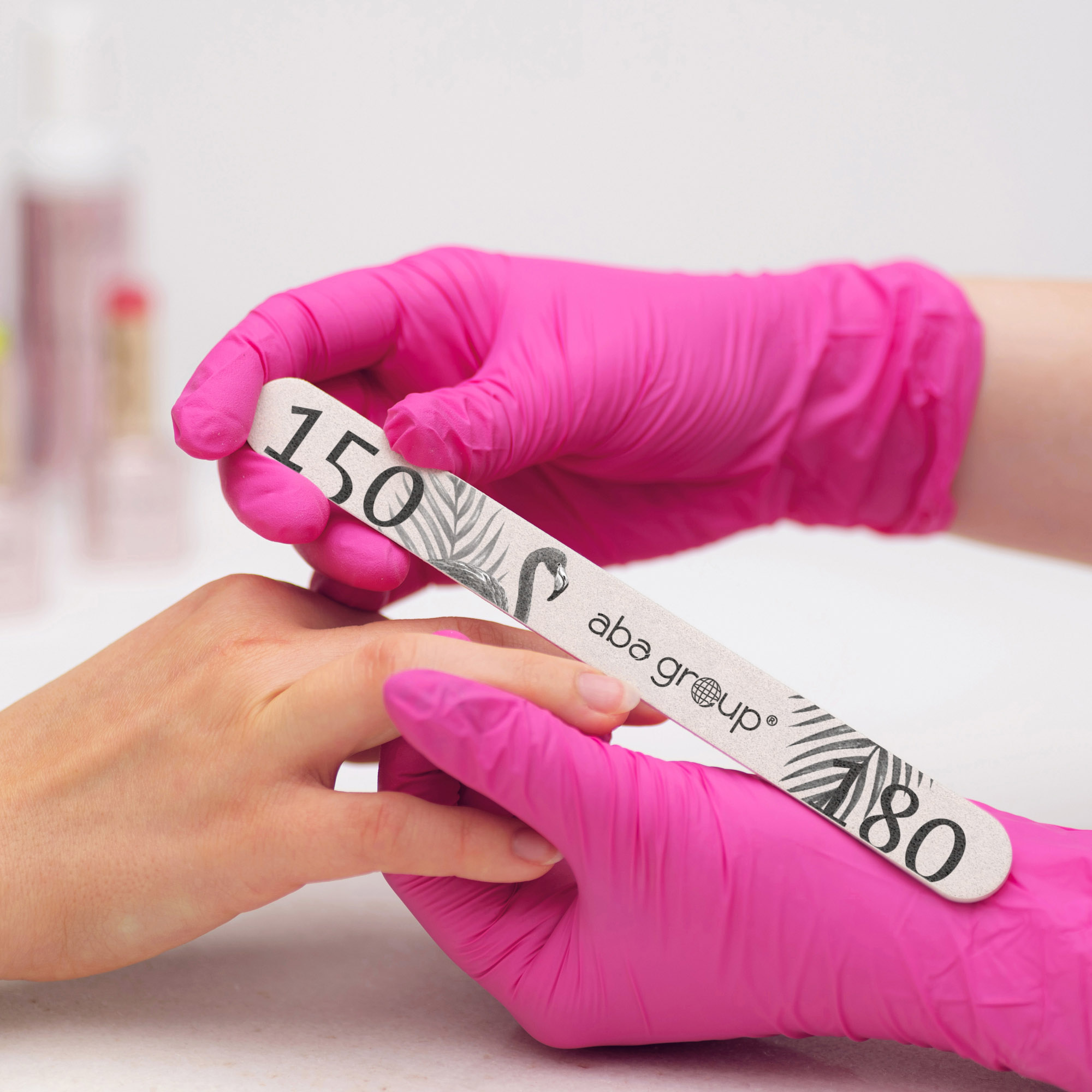 Aba Group Pilnik do paznokci PROSTY 150/180 SLIM – FLAMING Aba Group Pilnik do paznokci PROSTY 150/180 SLIM – FLAMING