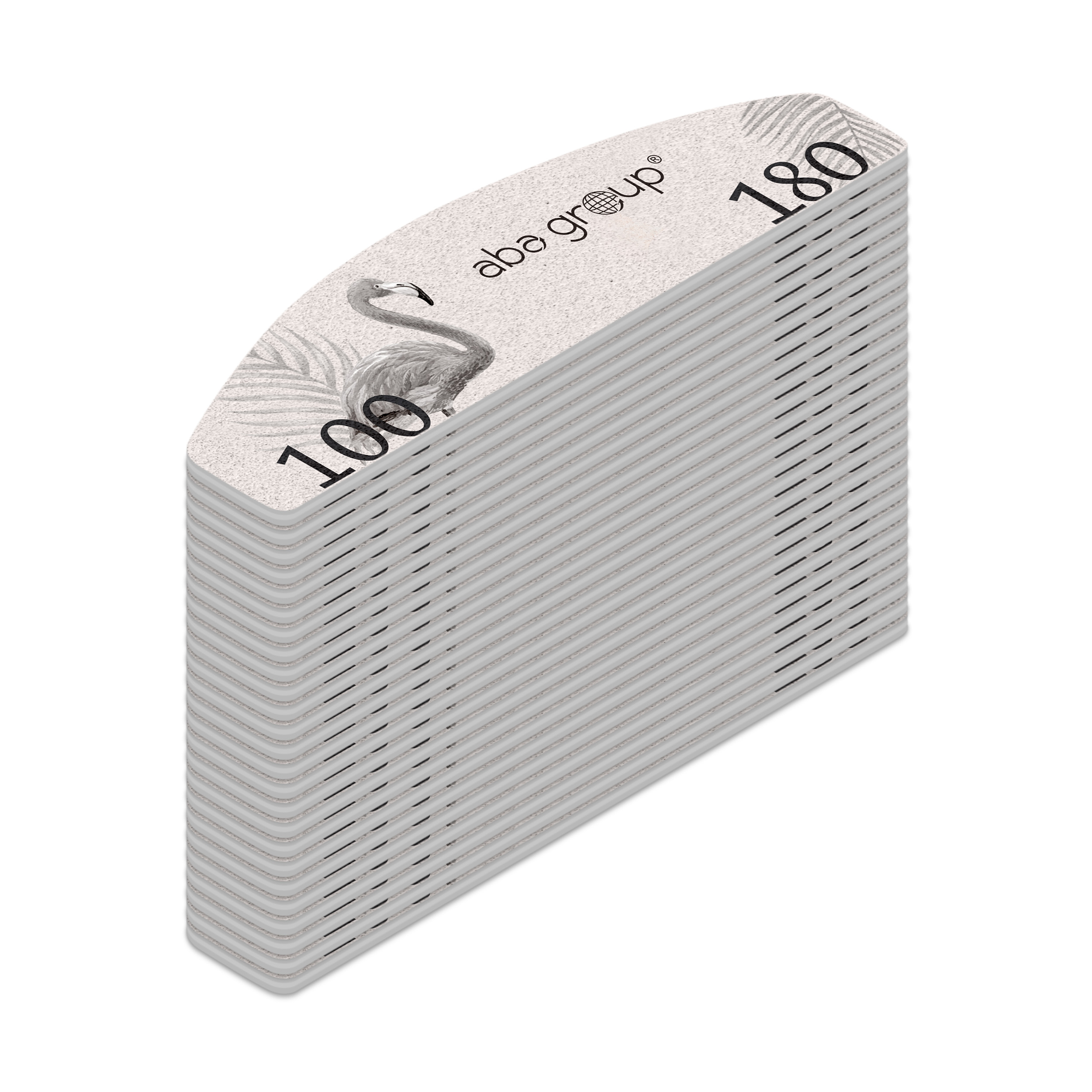 18798G25_Aba_Group_Pilnik_do_paznokci_MINI_PÓŁKSIĘŻYC_100x180_SLIM_FLAMING_25szt__W3