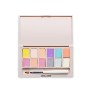 MANI KING Paleta z 12 lakierami hybrydowymi Sweet Dreams – Zestaw 7