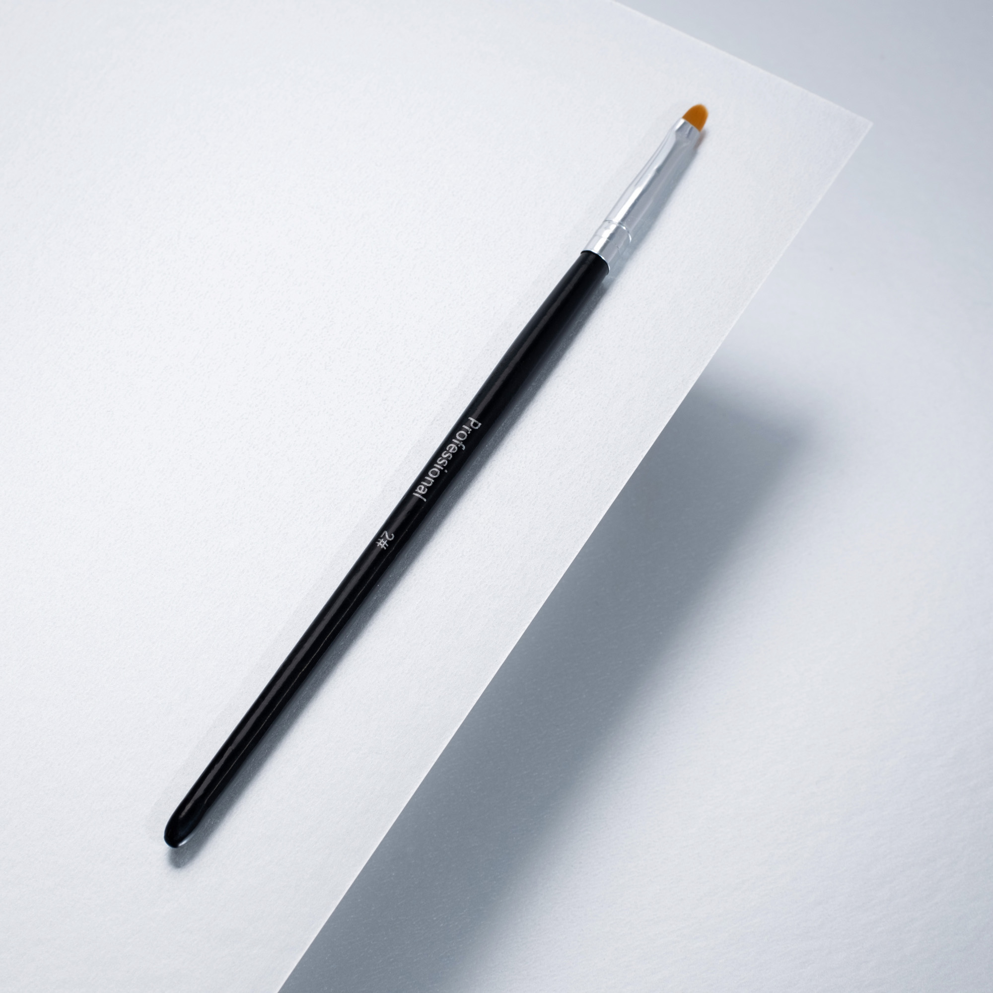 Pędzelek do żelu drewniany okrągły #2 Professional Pędzelek do żelu drewniany okrągły #2 Professional