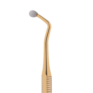 Aba Group Sonda podologiczna dwustronna złota- ekskawator z kulką 4mm (1212)