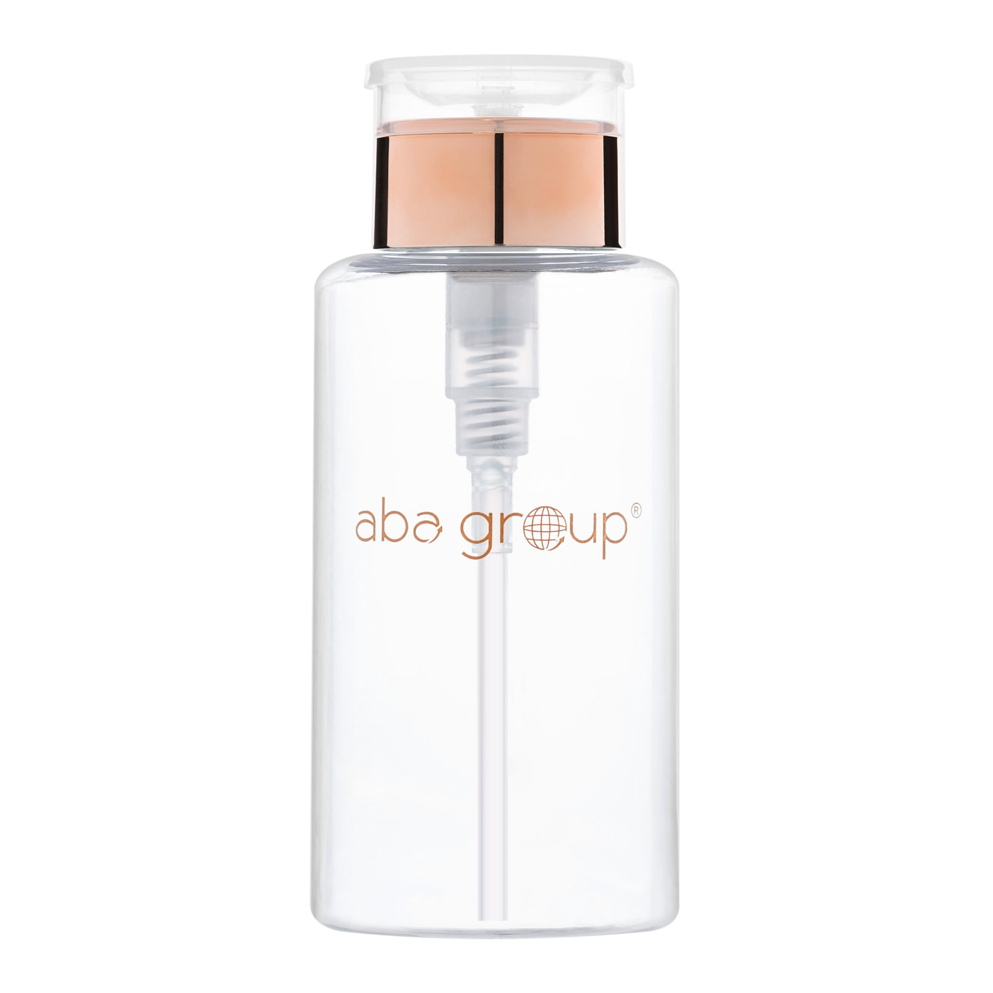 Aba Group Dispenser with pump - rose gold 300 ml