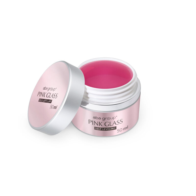 PINK GLASS SELF LEVELING GEL Aba Group 50ml – samopoziomujący żel transparentny o subtelnym, różowym połysku
