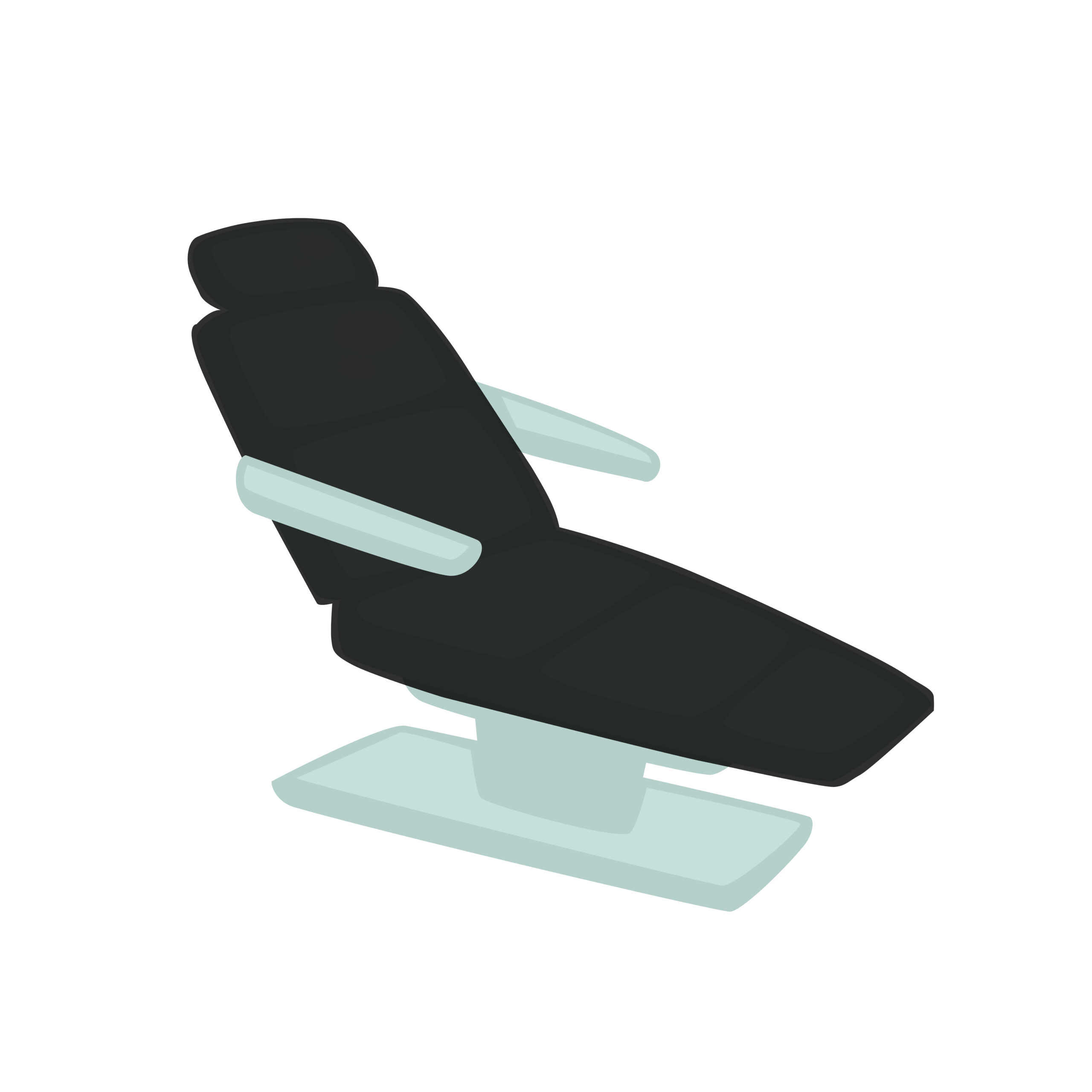 Prześcieradło welurowe na fotel kosmetyczny CZARNE Prześcieradło welurowe na fotel kosmetyczny CZARNE