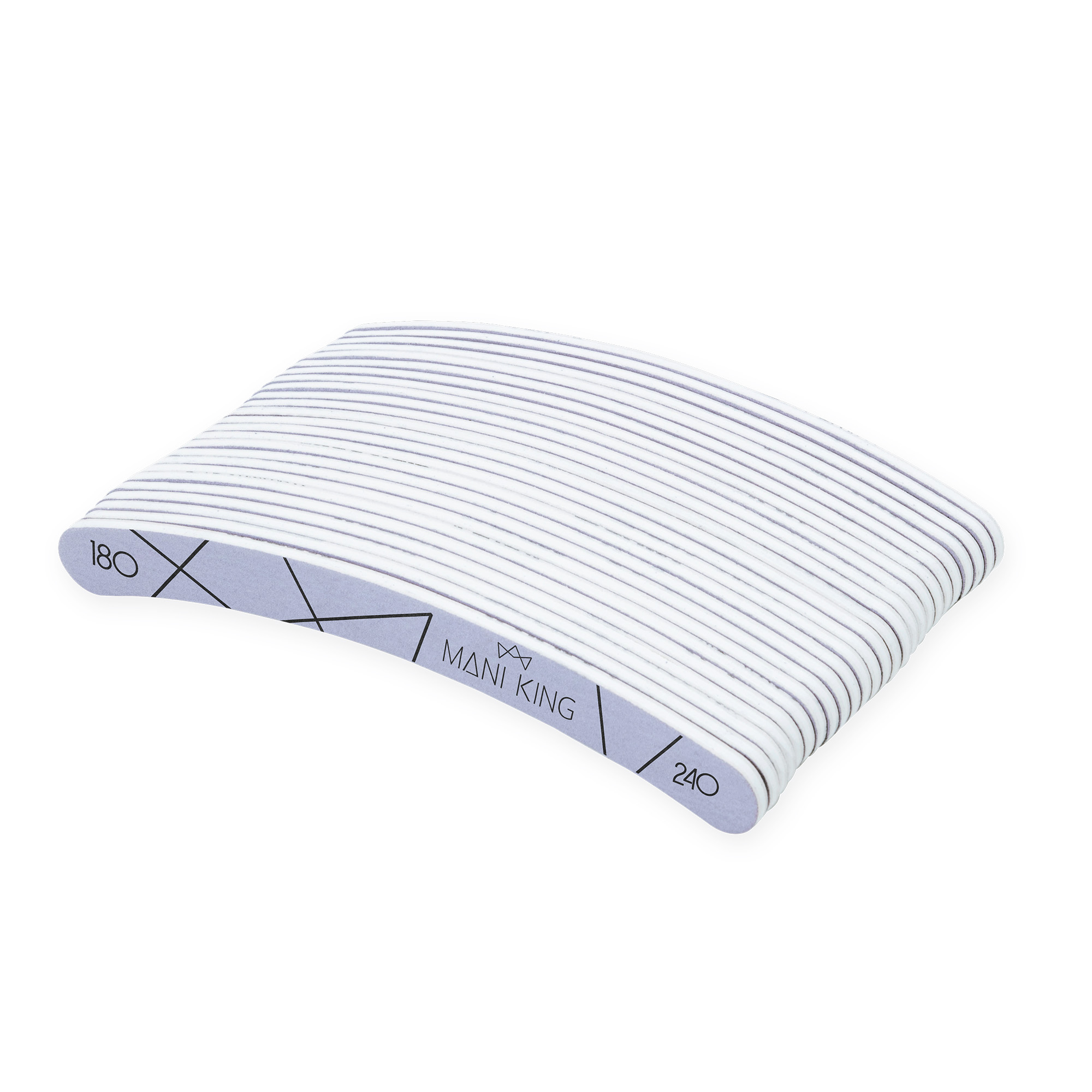 MANI KING NOWY WZÓR Zestaw 25 pilników x Pilnik Banan 180/240 MANI KING NOWY WZÓR Zestaw 25 pilników x Pilnik Banan 180/240