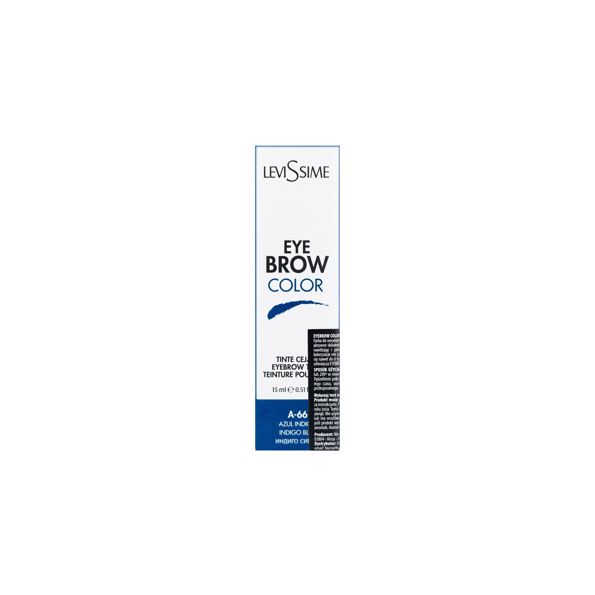 Farba do brwi LevisSime Eyebrow Color 15 ml – Indigo Blue Farba do brwi LevisSime Eyebrow Color 15 ml – Indigo Blue