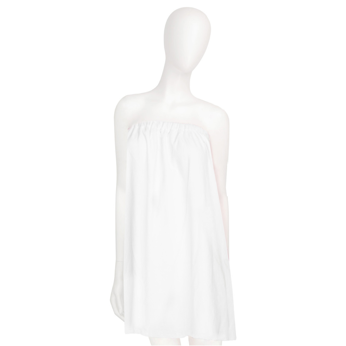 1715 Aba Group Pelerynka kosmetyczna frotte BIAŁA