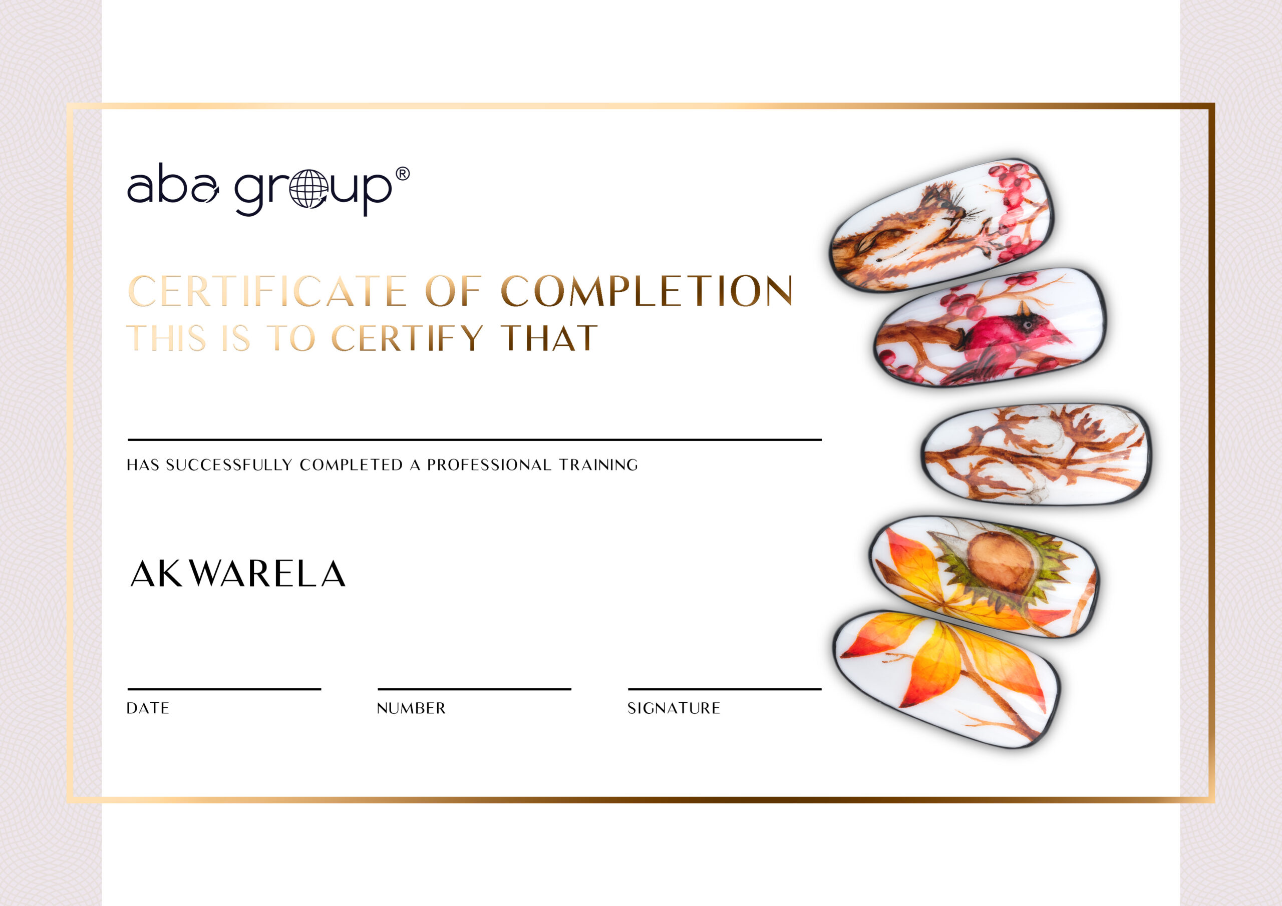 Certyfikat AKWARELA – dla Instruktorów Aba Group