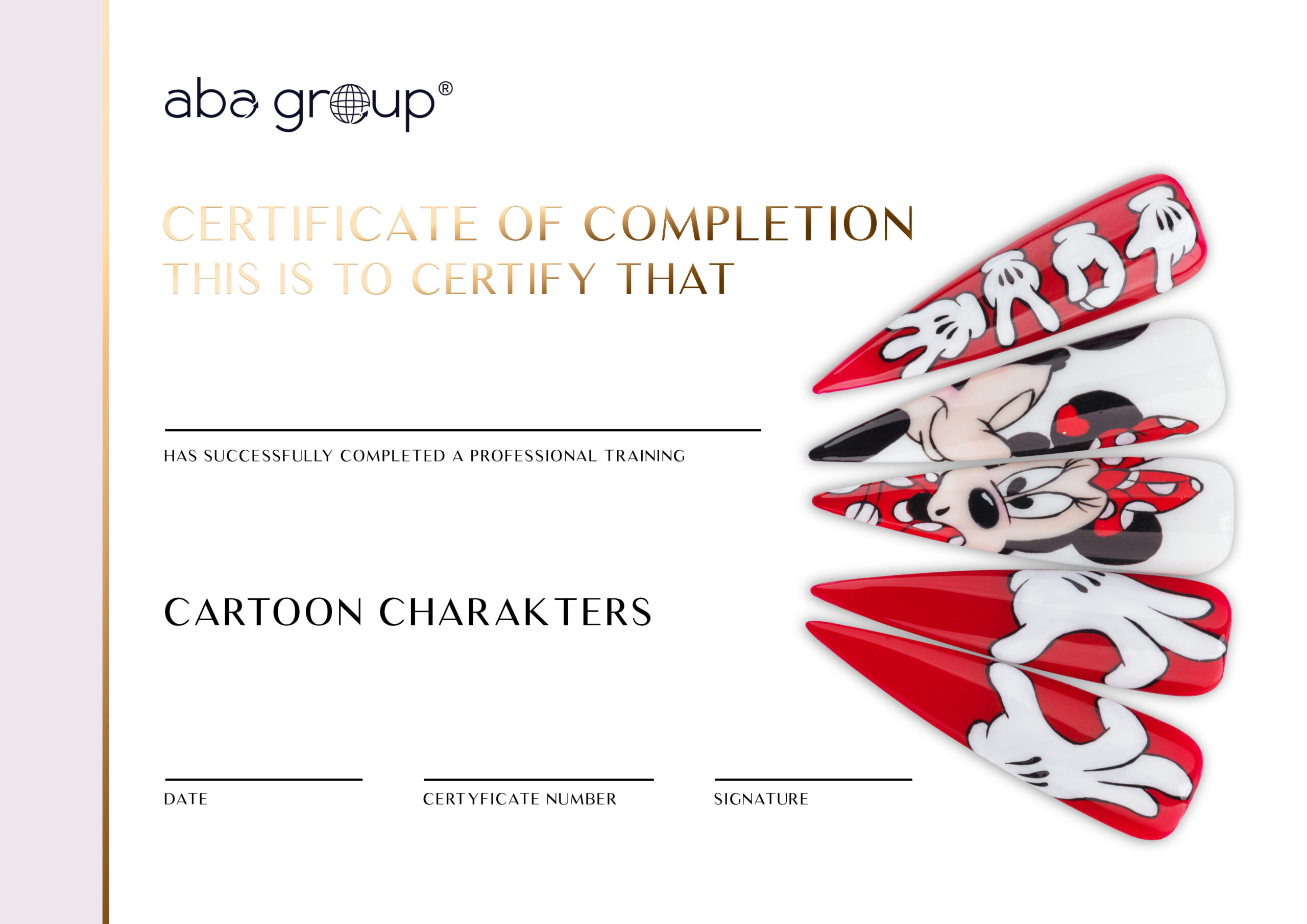 Certyfikat CARTOON – dla Instruktorów Aba Group