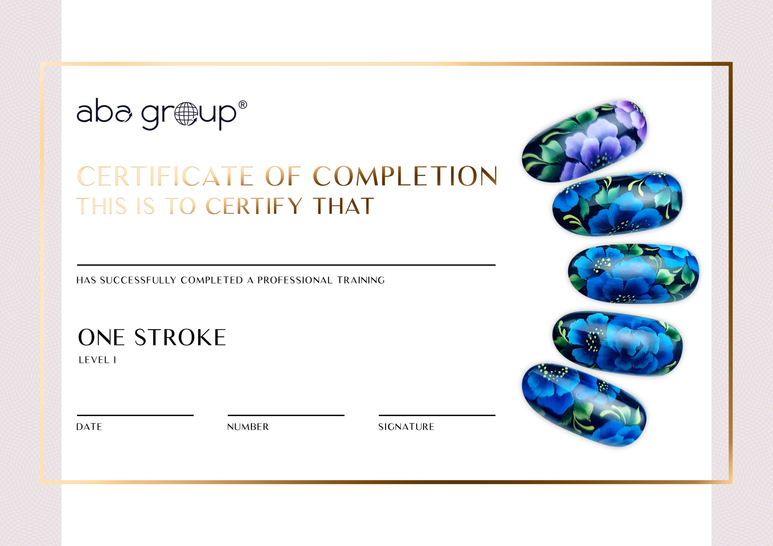 Certyfikat ONE STROKE LEVEL I – dla Instruktorów Aba Group