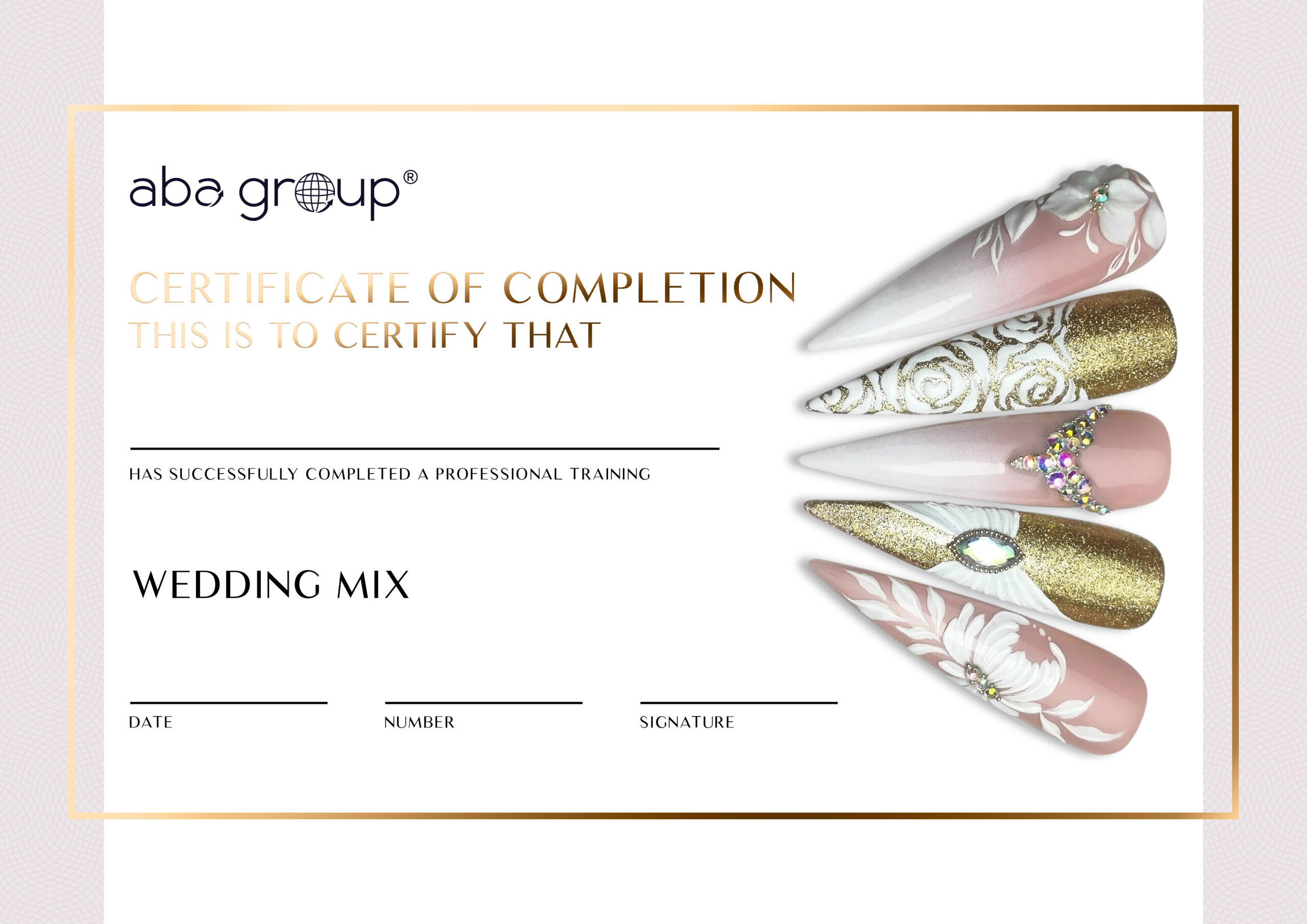 Certyfikat WEDDING MIX – dla Instruktorów Aba Group