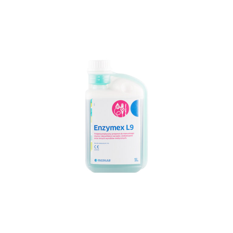 Enzymex L9 1L- Płynny preparat do manualnego mycia i dezynfekcji narzędzi medycznych