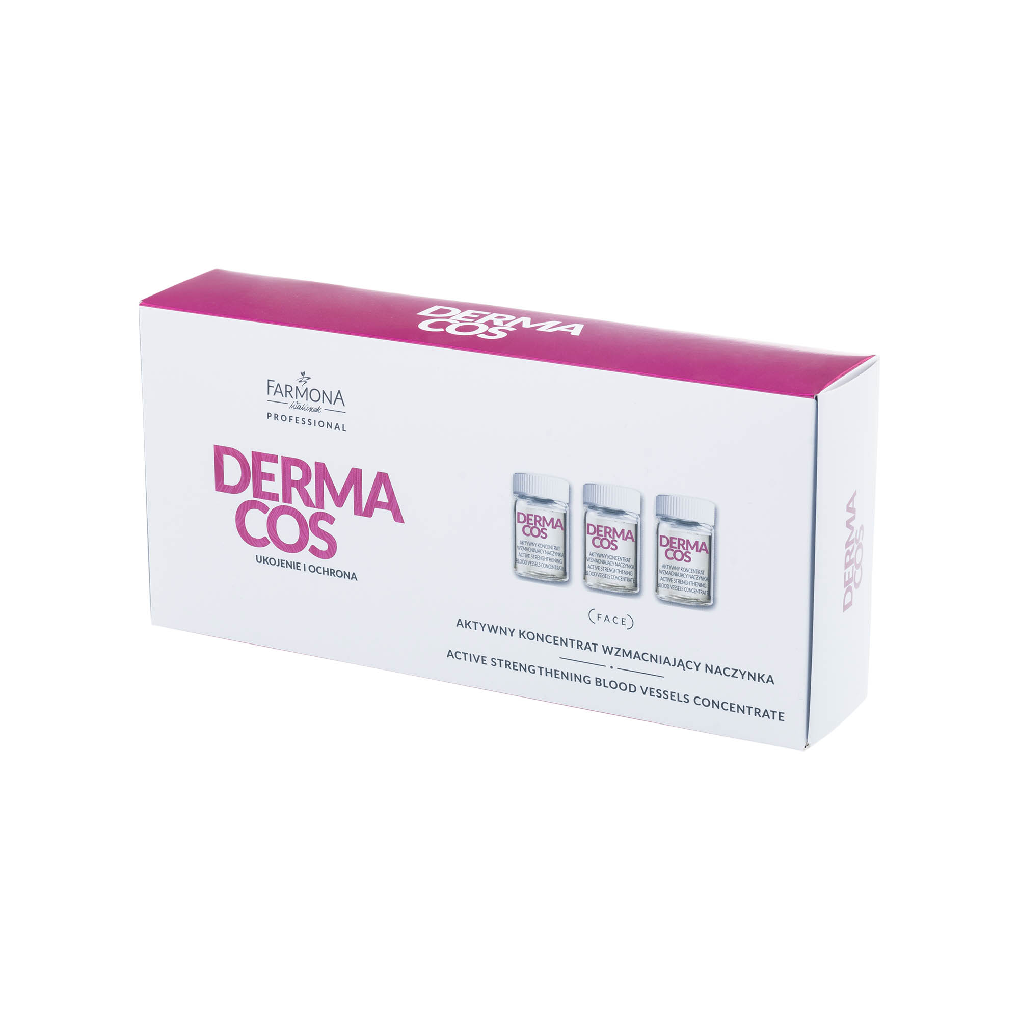 Farmona Dermacos – Aktywny Koncentrat Wzmacniający Naczynka 10×5 ml