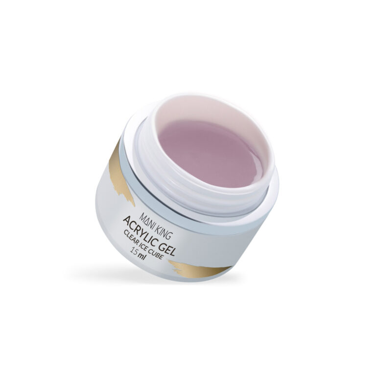 MANI KING ACRYLIC GEL Clear Ice Cube – akrylożel do paznokci – 15ml