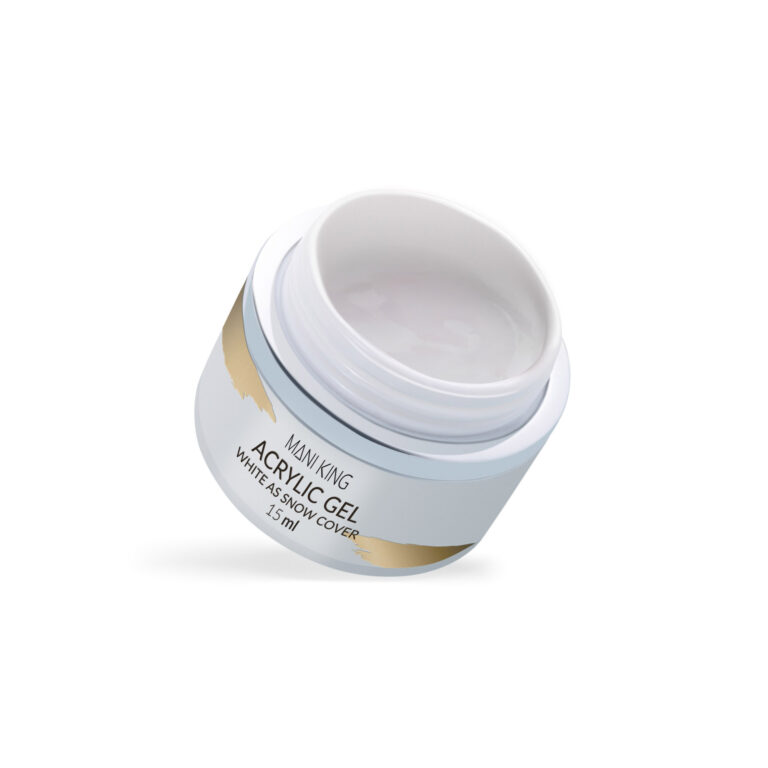 MANI KING ACRYLIC GEL White as Snow Cover – akrylożel do paznokci – 15ml