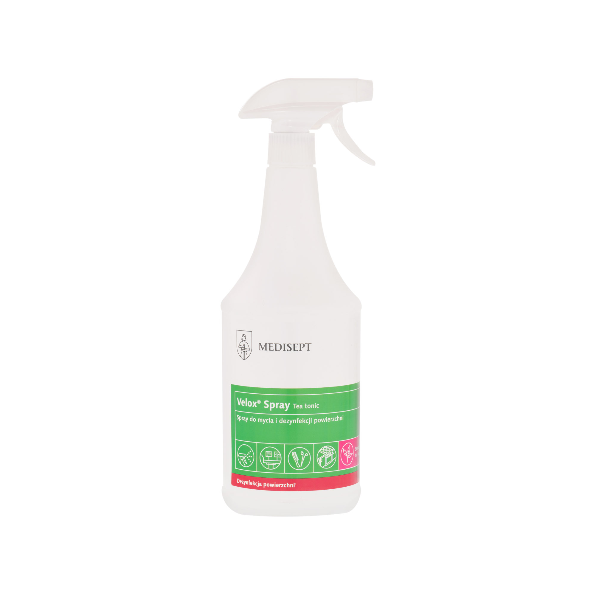 MEDISEPT Velox Spray Tea Tonic Spray do dezynfekcji powerzchni 1L