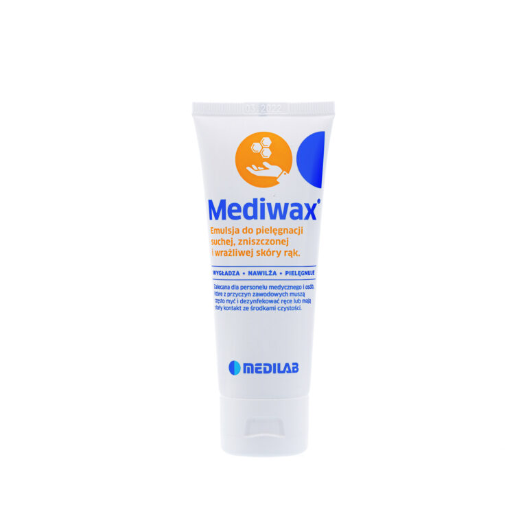 Mediwax 75 ML Emulsja na bazie wosku pszczelego do pielęgnacji wrażliwej, suchej oraz skłonnej do podrażnień skóry rąk i ciała