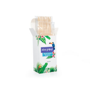 Patyczki drewniane do manicure Aba Group (100 szt.) – 9,5 cm.