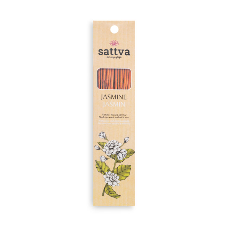 Sattva – Naturalne indyjskie kadzidła – JAŚMIN 15 szt