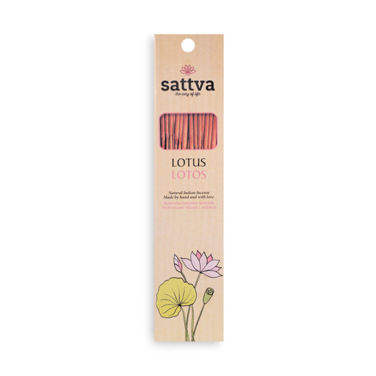 Sattva – Naturalne indyjskie kadzidła – LOTOS 15 szt