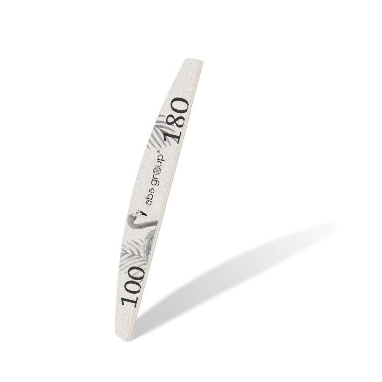 OUTLET Pilnik do paznokci FLAMING Aba Group PÓŁKSIĘŻYC 100/180 STANDARD (zły nadruk)
