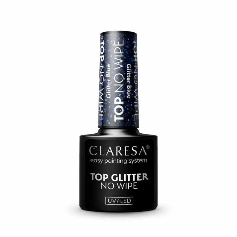 Claresa Top No Wipe Glitter Blue – 5g