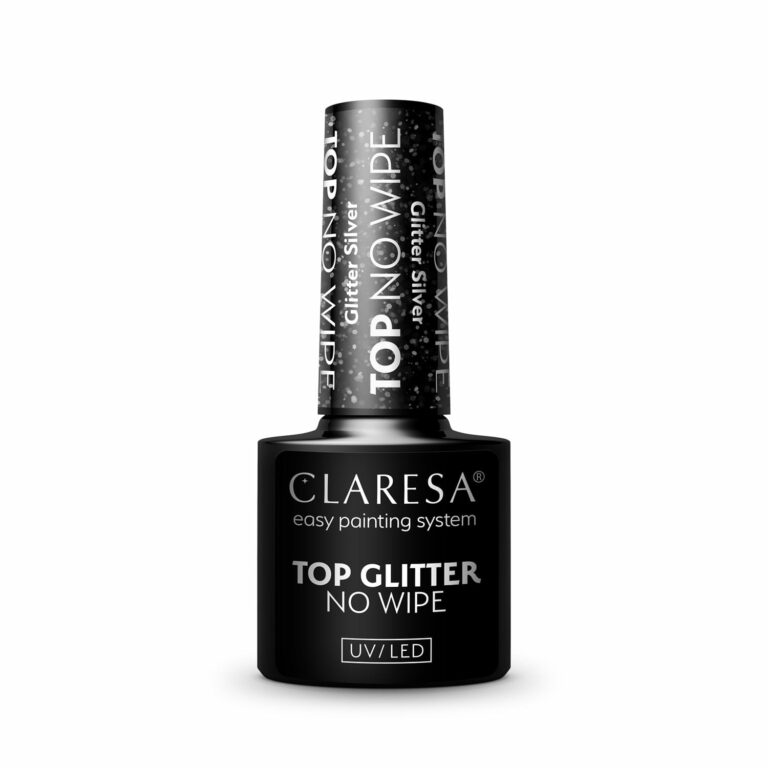 Claresa Top No Wipe Glitter Silver – 5g