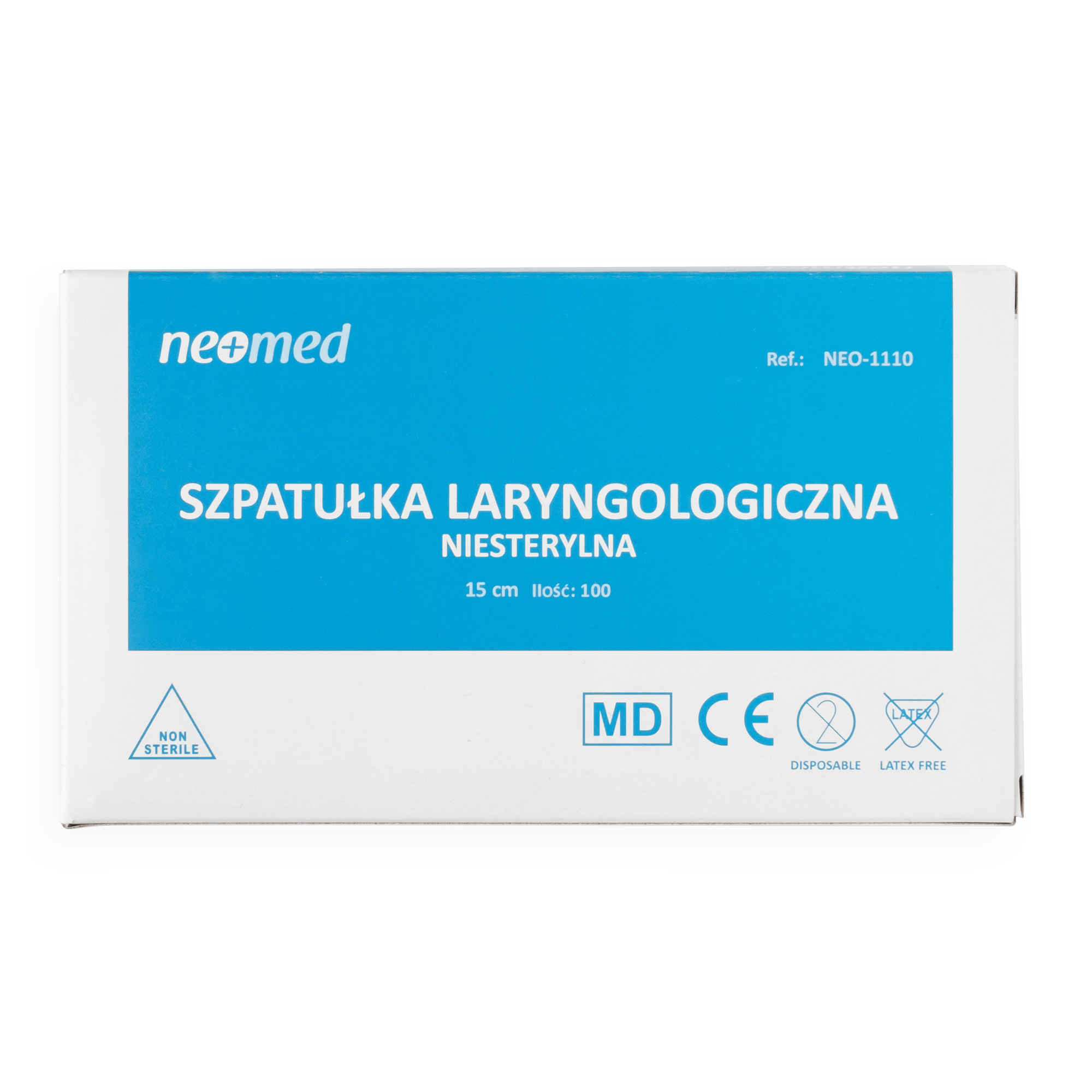 NeoMed – Szpatułki Drewniane Do Wosku – Szerokie – 15 cm x 1,5 cm (100 szt.)