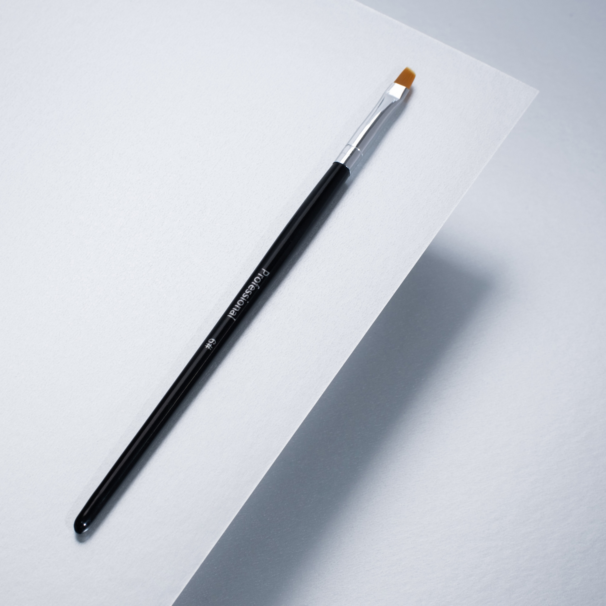 Pędzelek do żelu drewniany skośny #6 Professional Pędzelek do żelu drewniany skośny #6 Professional