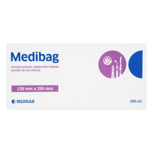 MediBag – Torebki do sterylizacji 135mm x 255mm (200szt)