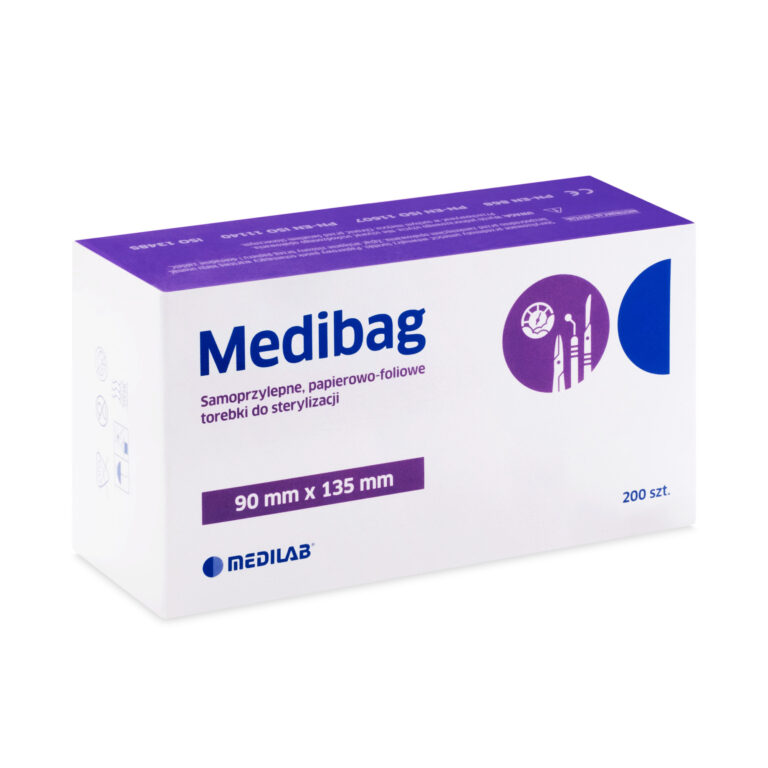 MediBag – Torebki do sterylizacji 90mm x 135mm (200szt)