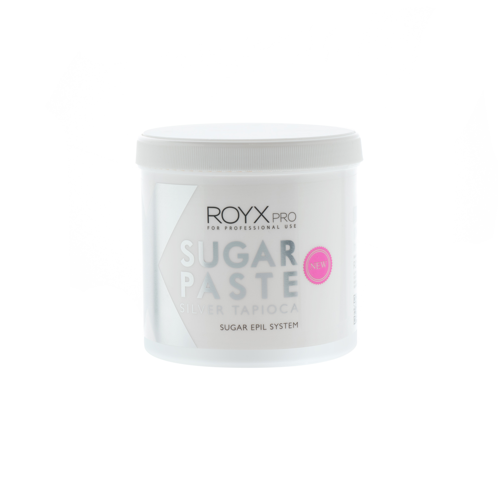 WYPRZEDAŻ - ROYX PRO - Silver Tapioca Sugar Paste 850 g, Uszkodzone opakowanie