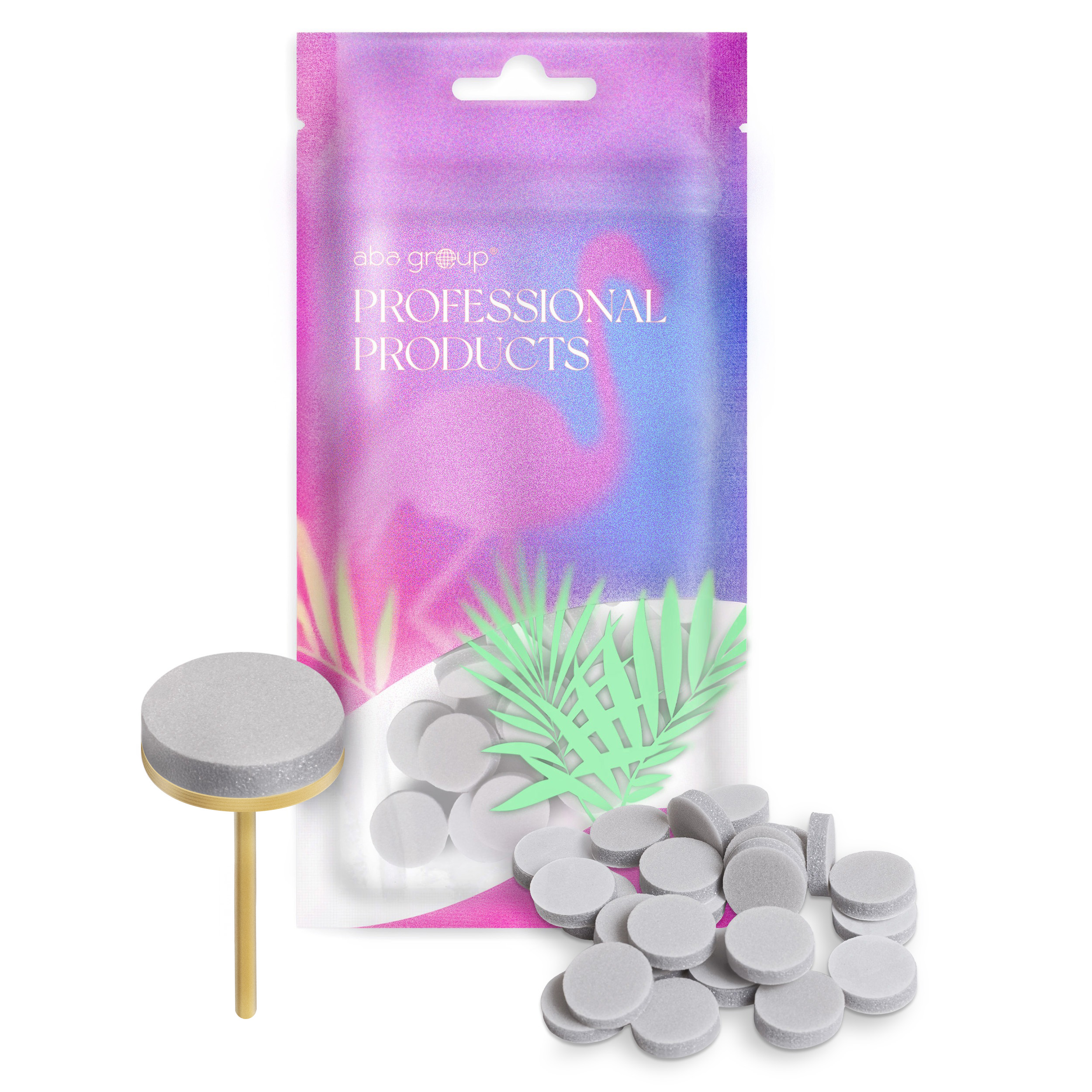 Aba Group Polerka do Pododisc - nakładki wymienne na gąbce 20 mm, gradacja #180 - 25 sztuk